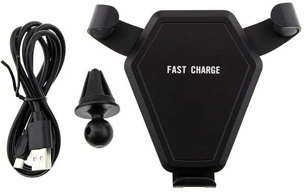 Fast Wireless Car Charger - держатель для телефона в автомобиль с функцией беспроводной зарядки