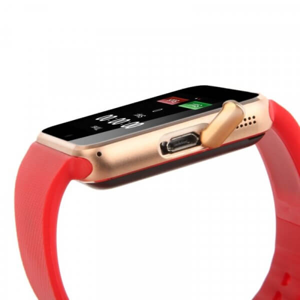 Умные часы-телефон Smart Watch GT08 Gold-Red
